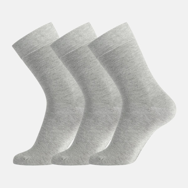 3 pak Grå bambus strømper fra Bamboo Basics