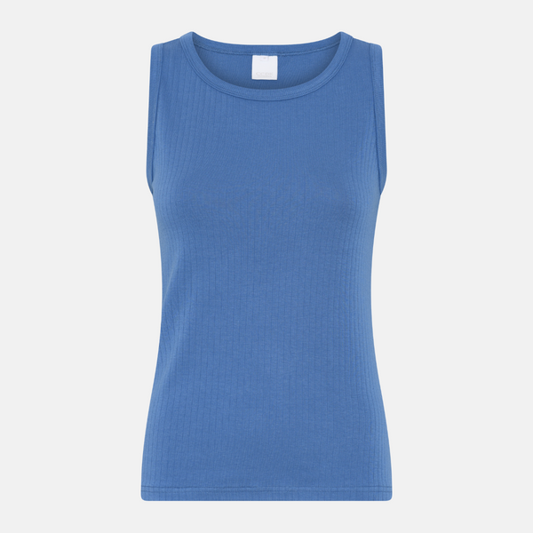 Anja Bambus-Tanktop - blau