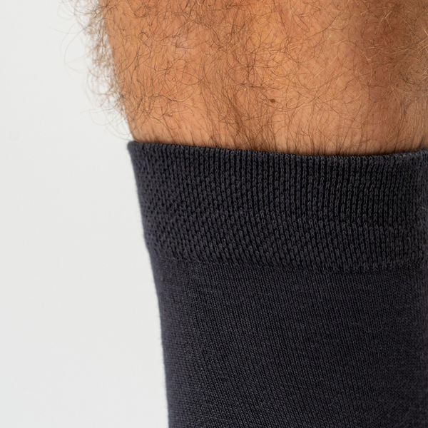 5 Paar dunkelgraue Bambussocken (niedrig geschnitten)