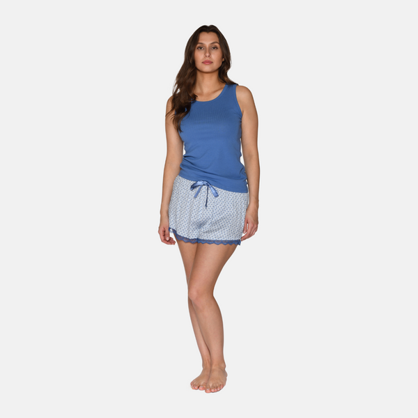 Anja Bambus-Tanktop - blau