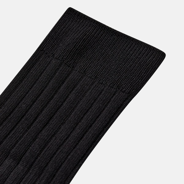 Schwarze Socken aus Bambus