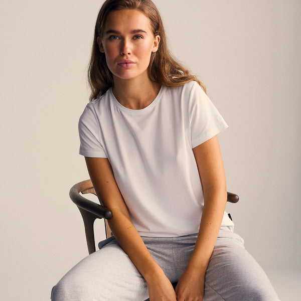 Hellgraue Jogginghose aus Bambus