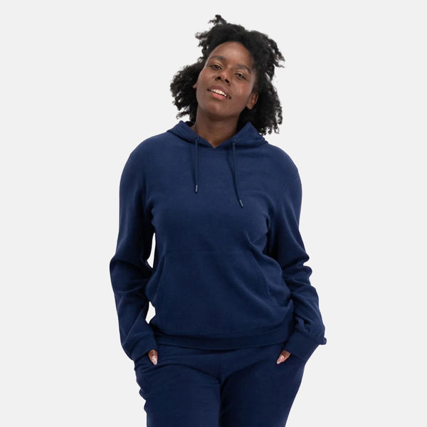 Gaby Bambus-Kapuzenpullover navy