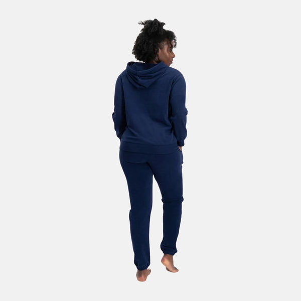 Gaby Bambus-Kapuzenpullover navy