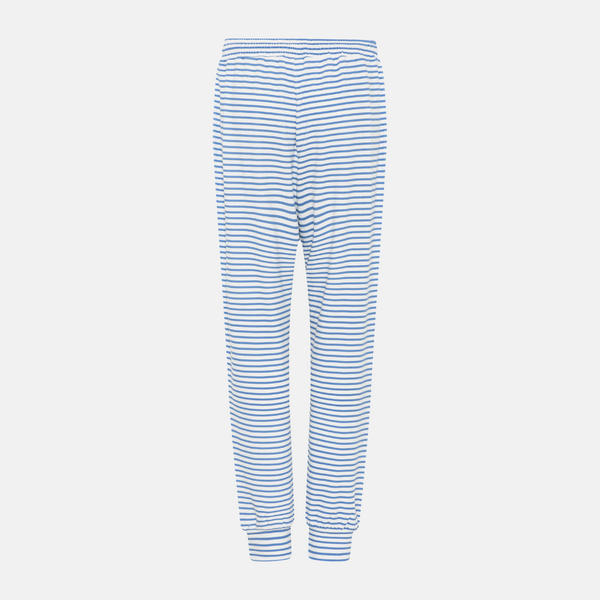 Betty bamboo night trousers - hellblau gestreift