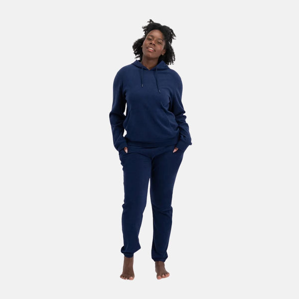 Gaby Bambus-Kapuzenpullover navy