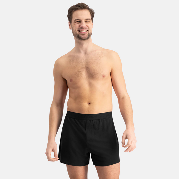 2er-Pack Schwarze Bambus-Boxershorts