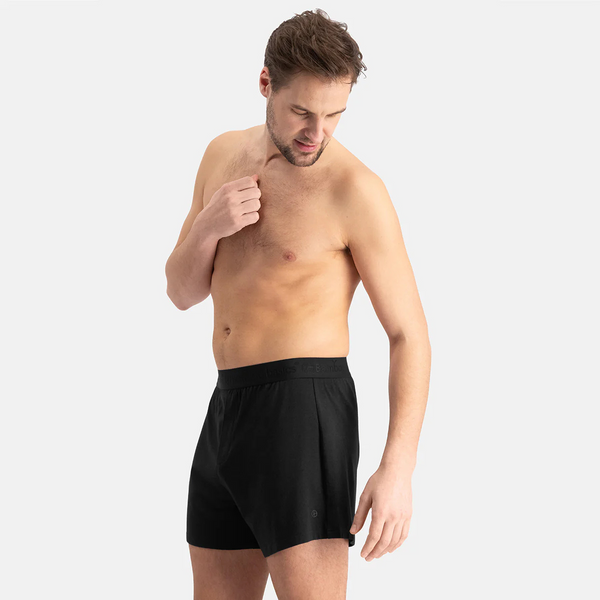 2er-Pack Schwarze Bambus-Boxershorts