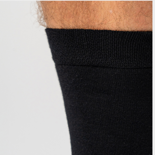 7 Paar schwarze Socken aus Bambus