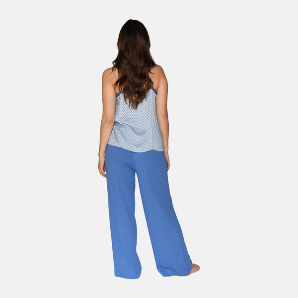 Amy Bambus-Hose - blau