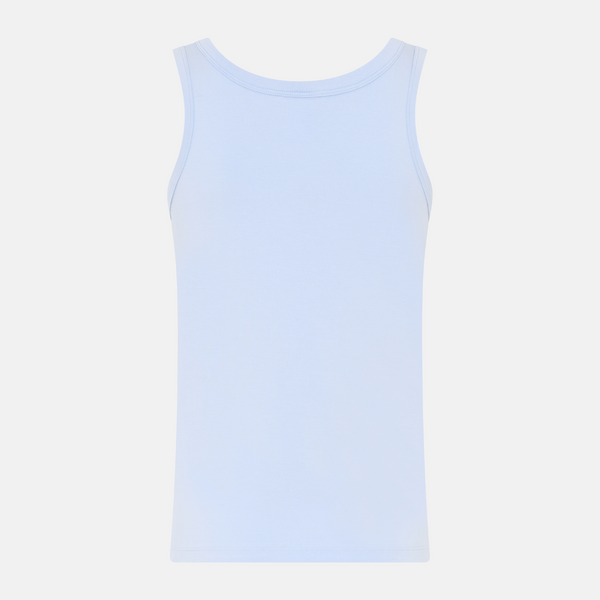 Ann Bambus Tank Top - Kentucky Blau