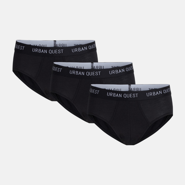3er-Pack Herrenslips - schwarz