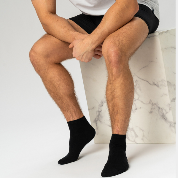 5 Paar schwarze Bambus-Socken