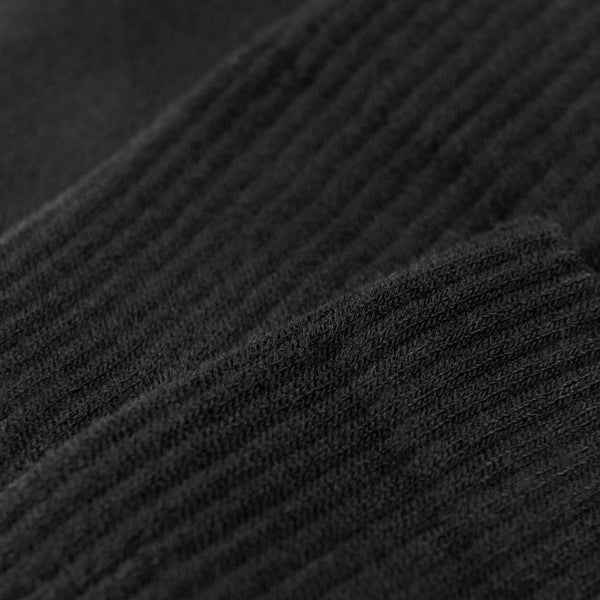 Schwarze Tennissocken aus Bambus