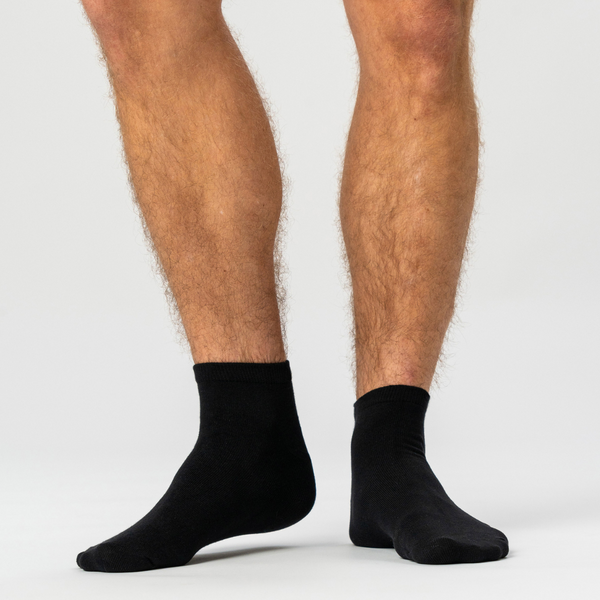 5 Paar schwarze Bambus-Socken