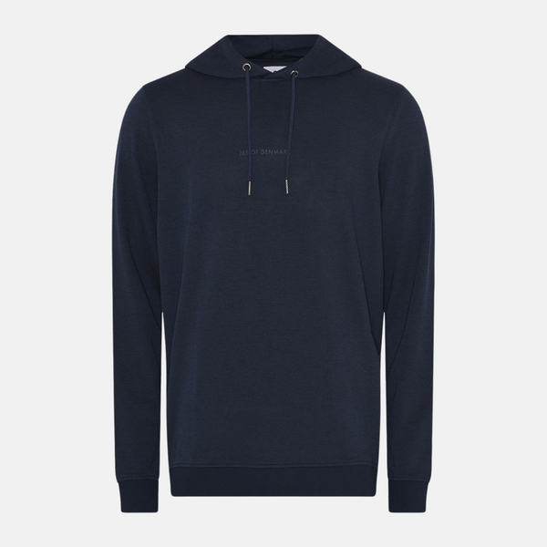 Kapuzenpulli aus Bambus mit Marineabzeichen
