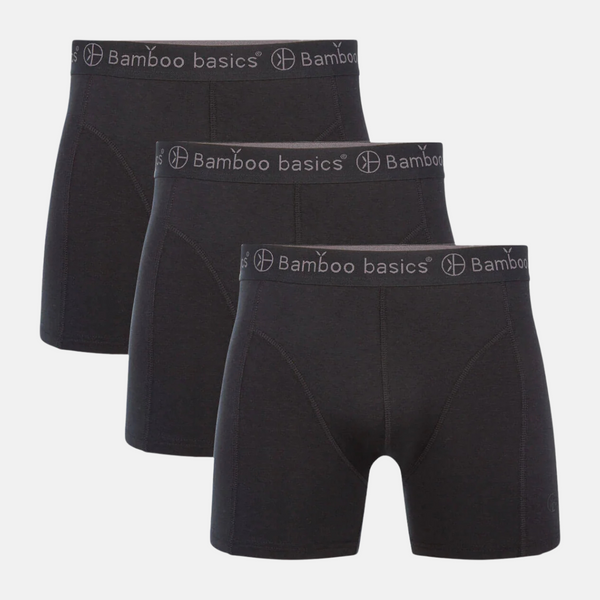 Rico Bambus Unterhosen - schwarz 3er Pack