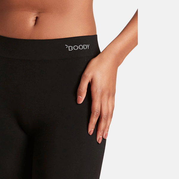 Schwarze Bambus 3/4 Leggings