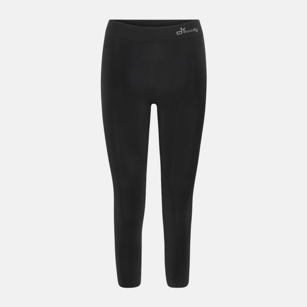 Schwarze Bambus 3/4 Leggings