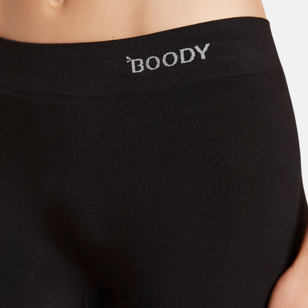 Schwarze Bambus-Leggings