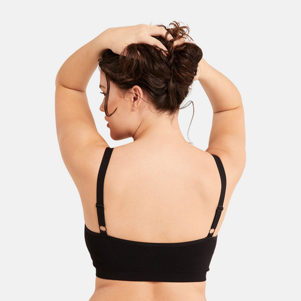 Bambus-BH für große Oberweite - schwarz