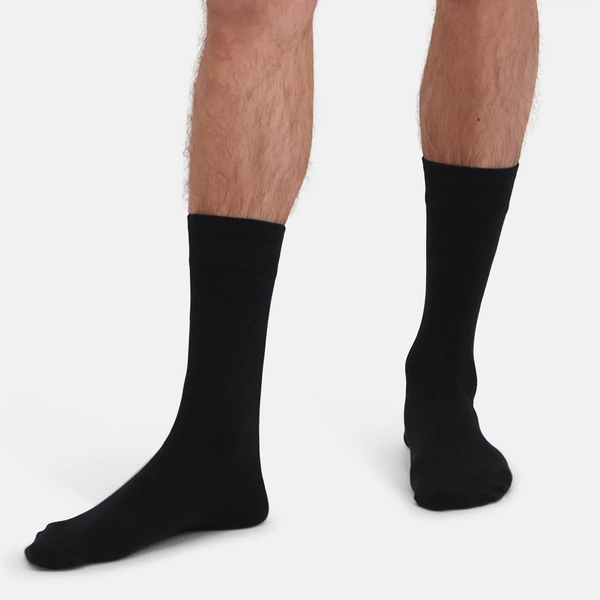 Beau Bambus Socken - schwarz 3er Pack