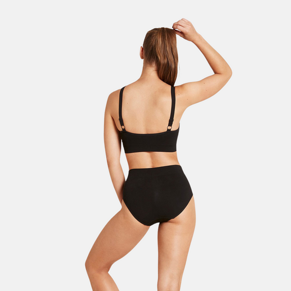 Bambus-BH für große Oberweite - schwarz