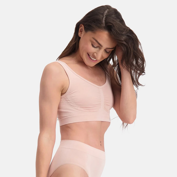 Nova Bambus-BH ohne Polsterung - rose nude 2er Pack