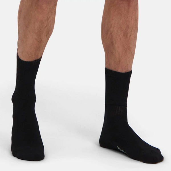 Senna gepolsterte Tennissocken aus Bambus - schwarz 2er Pack