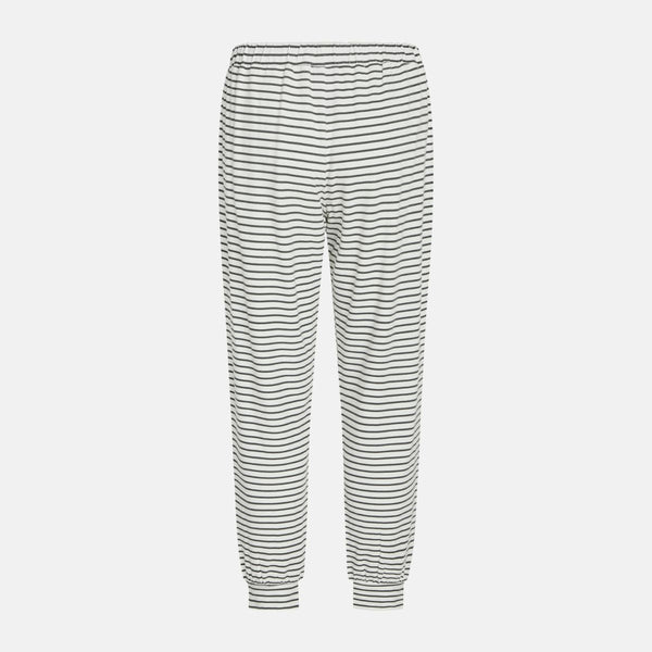 Hvid grå stribet pyjamassæt fra CCDK