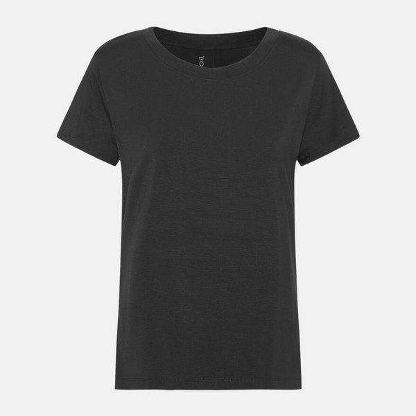 Schwarzes Bambus-Lounge-T-Shirt