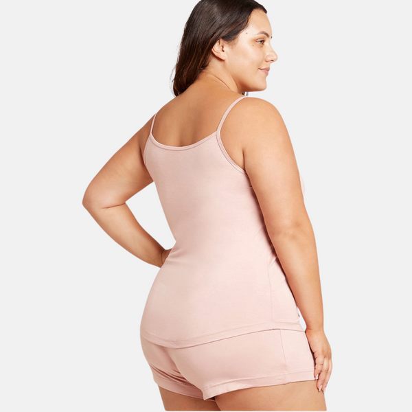 Rosa Bambus-Nachthemd