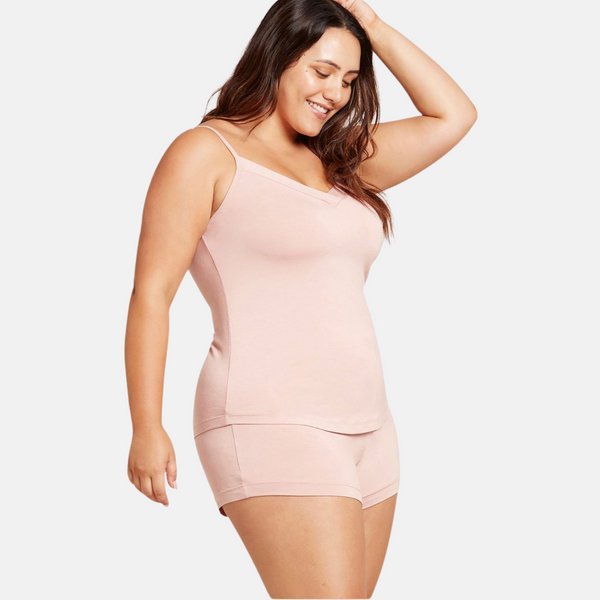 Rosa Bambus-Nachthemd