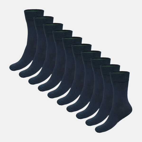 Beau Bambus Socken - Navy 10er Pack