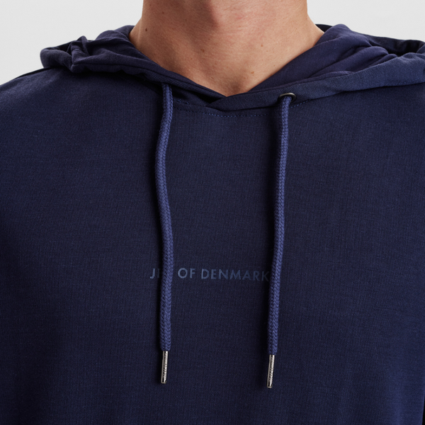 Kapuzenpulli aus Bambus mit Marineabzeichen