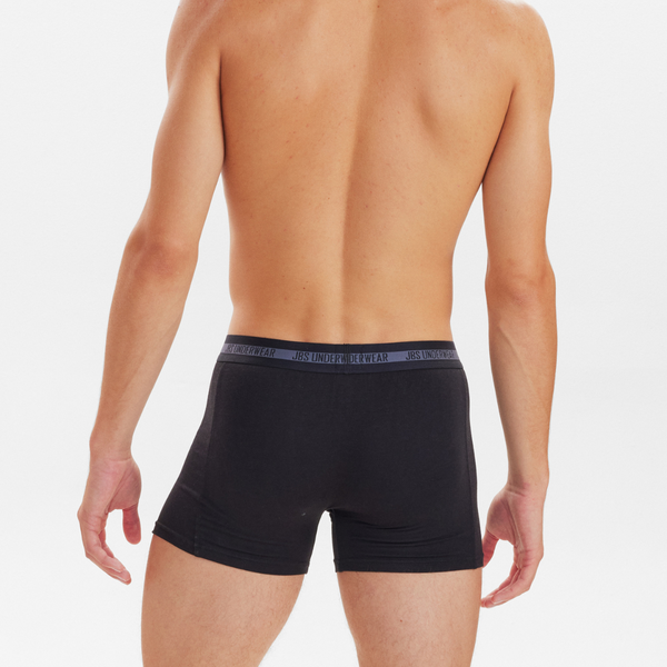 6 Paar schwarze Unterhosen aus Bambus