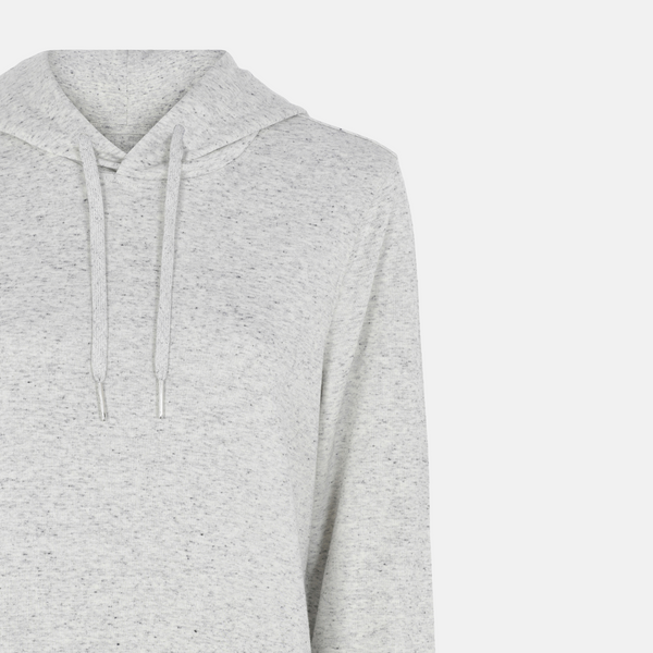 Hellgraues Kapuzenkleid aus Bambus