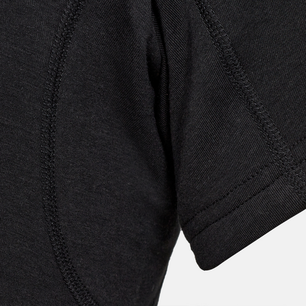 Schwarzes Bambus-Anti-Schweiß-T-Shirt