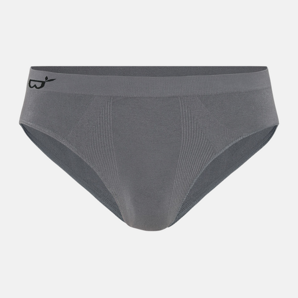Original Bambus Herrenslips dunkelgrau