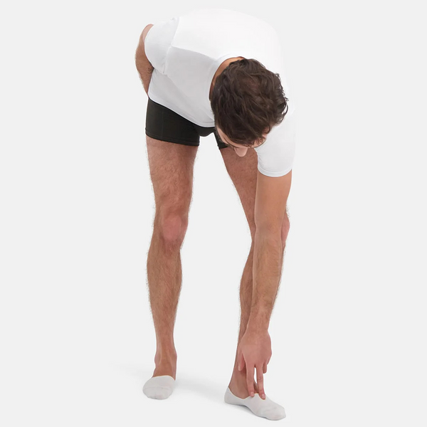 3er Pack Weiße Bambus-Füßlinge