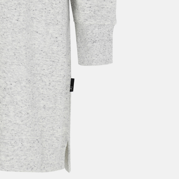 Hellgraues Kapuzenkleid aus Bambus