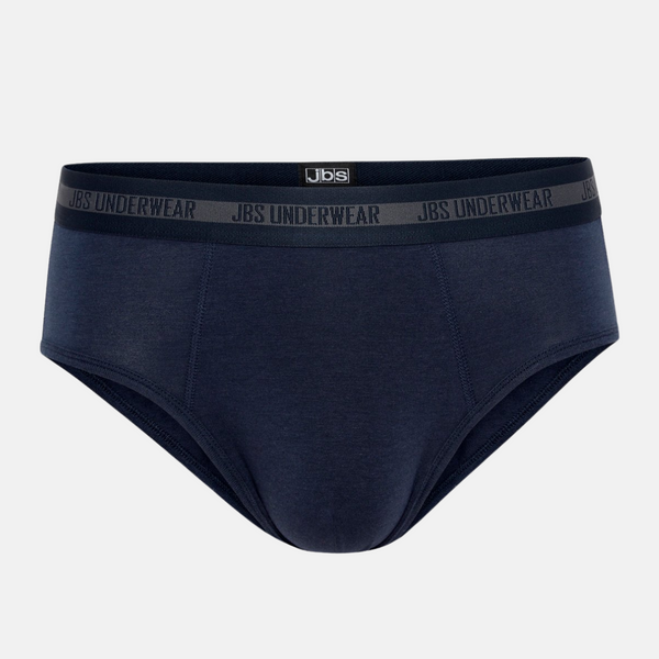 3 Paar Bambus-Slips für Männer schwarz - grau - navy