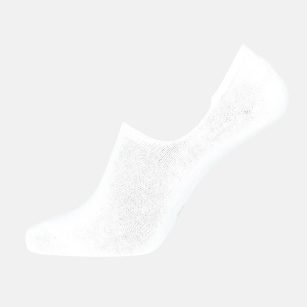 7er-Pack weiße Bambus-Füßlinge