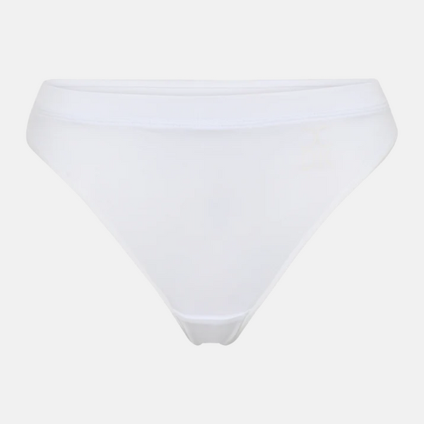 Weißer Bambus-G-String-Slip