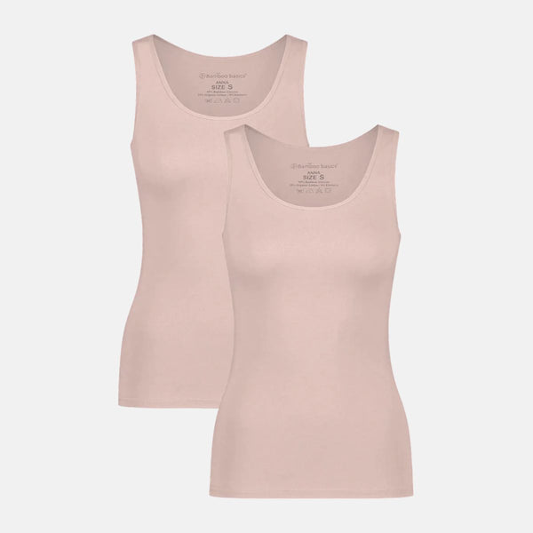 2 pak Nude bambus Tank Top fra Bamboo Basics