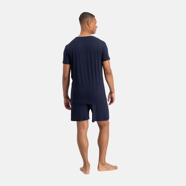 Nolan Kurzarm-Pyjama-Set navy