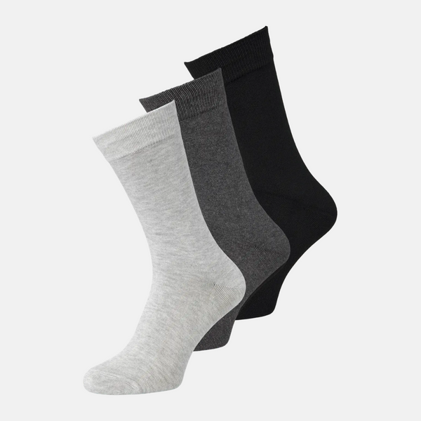 JACBASIC Bambus Socken Mix 3er Pack