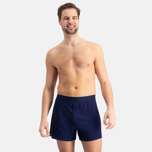 2er Pack Bambus Boxershorts blau