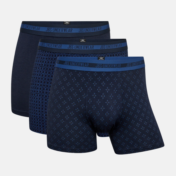 3 Paar marineblaue Unterhosen aus Bambus