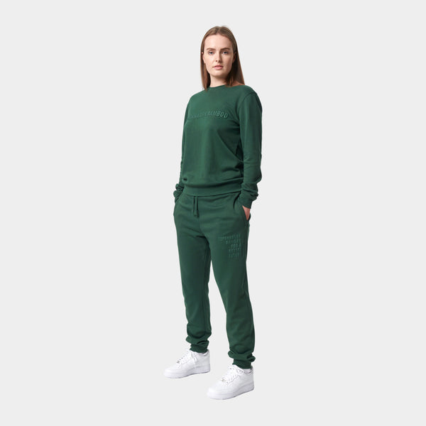 Grünes Bambus-Joggingset mit Logo